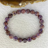 Natural Amethyst Phantom Quartz Bracelet 19.46g 8.6 mm 22 Beads - Huangs Jadeite and Jewelry Pte Ltd