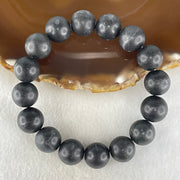 Natural Magnetite Beads Bracelet 63.55g 17cm 13.8mm 16 Beads - Huangs Jadeite and Jewelry Pte Ltd