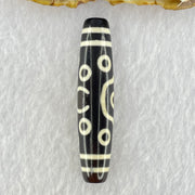 Natural Powerful Tibetan Old Oily Agate 11 Eyes Dzi Bead Heavenly Master (Tian Zhu) 十一眼天诛 15.10g 58.0 by 13.0mm - Huangs Jadeite and Jewelry Pte Ltd