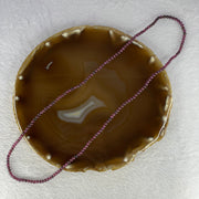 Natural Red Garnet Beads Necklace 12.12g 3.3mm 174 Beads - Huangs Jadeite and Jewelry Pte Ltd