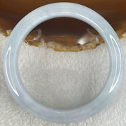 Type A Blue Jadeite Bangle 51.57g Internal Diameter 50.9mm 13.5 by 8.1mm (Close to Perfect) - Huangs Jadeite and Jewelry Pte Ltd