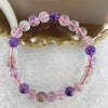 Natural super 7 Crystal Bracelet 15.43g 7.9mm 25beads - Huangs Jadeite and Jewelry Pte Ltd