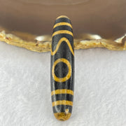 Natural Powerful Tibetan Agate 1 Eye Sky Door Long Dzi Bead Heavenly Master (Tian Zhu) 一眼天诛 14.22g 57.5 by 12.7mm - Huangs Jadeite and Jewelry Pte Ltd