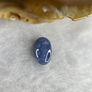 Natural Blue Sapphire Cabochon 3.50 ct 10.2 by 7.3 by 4.5mm - Huangs Jadeite and Jewelry Pte Ltd