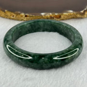 Type A Full Green Jadeite Bangle 74.55g Internal Diameter 59.1mm 14.3 by 10.4mm (Very Slight Internal Line) - Huangs Jadeite and Jewelry Pte Ltd