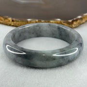 Type A Wuji Grey Jadeite Bangle Internal Diameter 57.8mm 77.44g 15.2 by 9.3mm (Very Slight Internal Lines) - Huangs Jadeite and Jewelry Pte Ltd