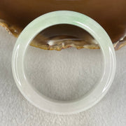 Type A Light Green Faint Lavender Jadeite Bangle 60.07g Inner Diameter 54.4mm 12.3 by 8.9mm (Slight Internal Line) - Huangs Jadeite and Jewelry Pte Ltd
