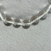 Natural Clear Quartz Bracelet 天然白水晶手链 30.91g 17cm 10.6mm 19 Beads - Huangs Jadeite and Jewelry Pte Ltd