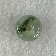 Type A Light Green with Dark Green Patches Jadeite Ping An Kou Charm/Pendant 2.55g 13.1 by 7.3mm - Huangs Jadeite and Jewelry Pte Ltd