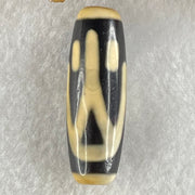 Natural Powerful Tibetan Old Oily Agate One Eye Fire Sign Dzi Bead Heavenly Master (Tian Zhu) 一眼火天珠 9.43g 38.1 by 12.8mm - Huangs Jadeite and Jewelry Pte Ltd