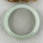 Certified Natural Type A Light Green Jadeite Bangle | (71.72g | 54.8mm Inner Diameter | 16.2mm Wide x 8.9mm | Perfect | Radiance, Steady Wealth "Zheng Cai" Anchor & Feng Shui Prosperity Catalyst) - Huangs Jadeite and Jewelry Pte Ltd