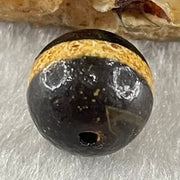 Natural Powerful Tibetan Old Oily Agate 1 Lines Dzi Bead Heavenly Master (Tian Zhu) 1.53g 10.3 by 10.6mm - Huangs Jadeite and Jewelry Pte Ltd