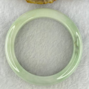 Type A Light Green Jadeite Bangle Internal Diameter 55.5mm 62.19g 12.8 by 8.9mm (External Rough) - Huangs Jadeite and Jewelry Pte Ltd