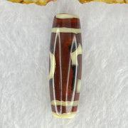 Natural Powerful Tibetan Old Oily Agate Sky Door Serenity 1 Eye Dzi Bead Heavenly Master (Tian Zhu) 一眼天诛 8.83g 37.6 by 12.0mm - Huangs Jadeite and Jewelry Pte Ltd