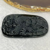 Type A Partial Translucent Black Omphasite Dragon Jadeite Pendent A货墨翠龙牌 31.69g 67.1 by 44.5 by 7.1 mm - Huangs Jadeite and Jewelry Pte Ltd