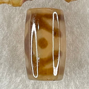 Natural Powerful Tibetan Old Oily Agate Patina Guiren Tairen Human Dzi Bead Totem Amulet Heavenly Master (Tian Zhu) 贵人天诛 4.92g 19.7 by 11.7mm - Huangs Jadeite and Jewelry Pte Ltd