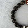 Natural Agarwood With 3 Eyes Dzi Bead Tian Zhu Beads Bracelet 天然沉香带三眼天珠手链 17.27g 16.5cm Dzi 14.4 by 10.4 and 14.1mm 1 Bead and 10.9 16 Beads - Huangs Jadeite and Jewelry Pte Ltd