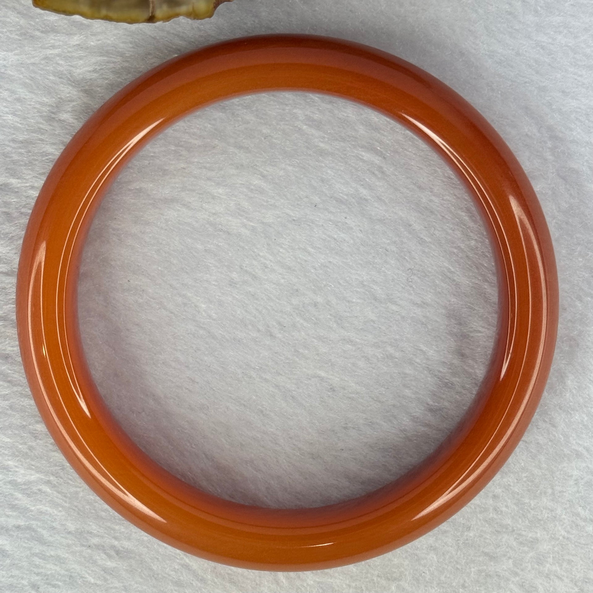 Red Quartzite Jade Bangle 天山玉手镯 Internal Diameter 60.5mm 52.10g 13.5 by 8.5mm - Huangs Jadeite and Jewelry Pte Ltd