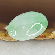 Type A Faint Lavender and Light Green Jadeite Cabouchon Stone For Setting 5.13g 22.8 by 15.8 by 8.0mm - Huangs Jadeite and Jewelry Pte Ltd