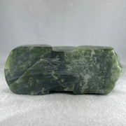 Natural Green Serpentine Camel Display 2,325.5g 189.0 by 75.0 by 155.0mm - Huangs Jadeite and Jewelry Pte Ltd