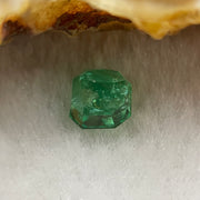 Natural Colombia Green Emerald (Beryl) Cut-Cornered Rectangular step cut 1.03ct 5.7 by 5.6 by 4.7mm - Huangs Jadeite and Jewelry Pte Ltd