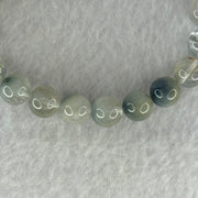 Natural Blue Rabbit Hair Rutilated Quartz Beads Bracelet 25.33g 16.5cm 9.9mm 20 Beads - Huangs Jadeite and Jewelry Pte Ltd