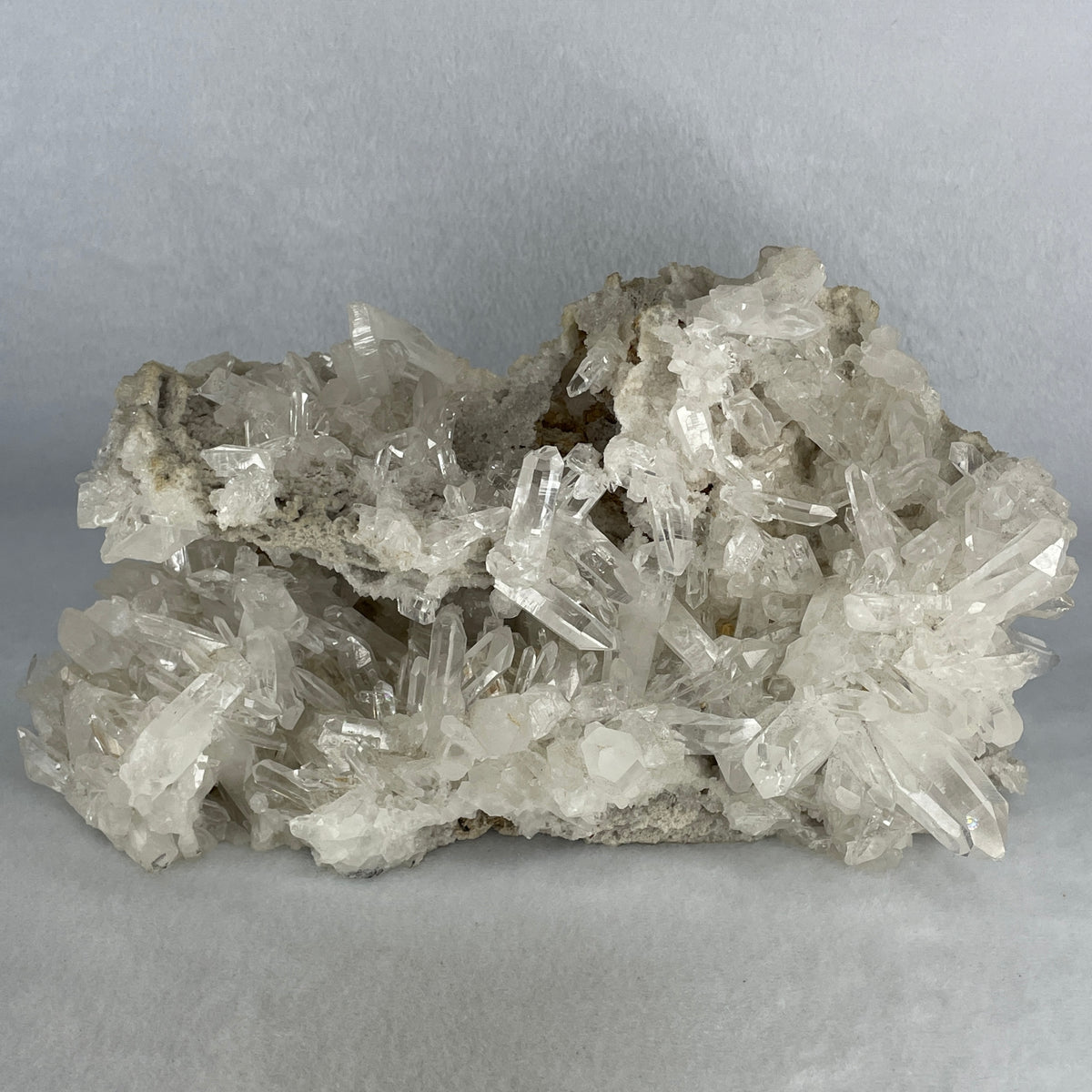 High Grade Natural Clear Quartz Cluster Display | Healer & Amplification Matrix (1,890.5g | 235.0x100.0x115.0mm | Harmonizer, Aura Purifier, Energy Amplifier & Feng Shui Abundance Anchor)