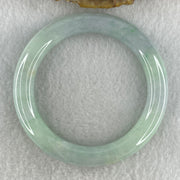 Type A Natural Light Green with Lavender Jadeite Bangle 43.74g Inner Diameter 51.0mm 9.5 by 9.5mm (Internal Lines) - Huangs Jadeite and Jewelry Pte Ltd