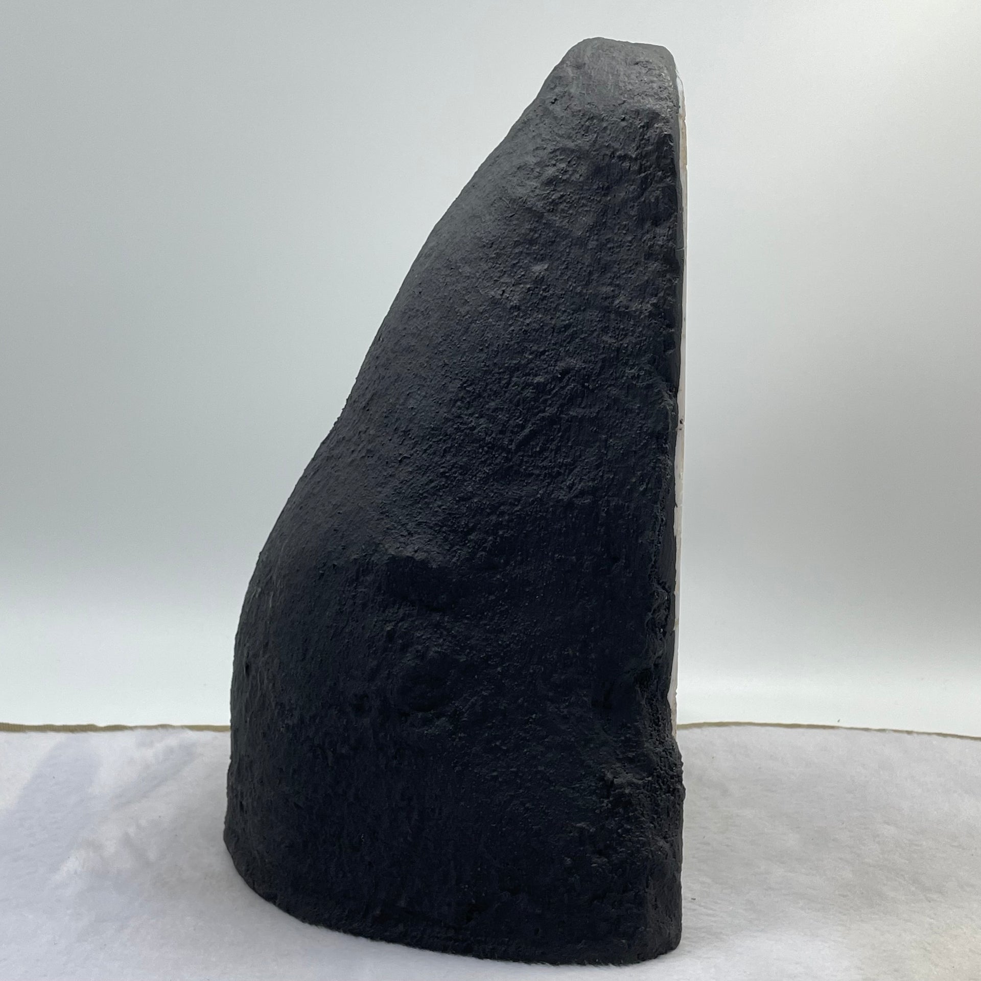 Natural Citrine Quartz Cave with Wooden Stand Display 6,743.8g 250.0 by 215.0 by 310.0mm - Huangs Jadeite and Jewelry Pte Ltd