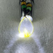 Natural Golden Rutilated Quartz Tear Drop Necklace 19.61g 32.5 by 24.7 by 11.8mm - Huangs Jadeite and Jewelry Pte Ltd