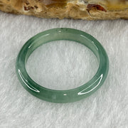 Natural Type A Semi Icy Blueish Green Jadeite Ring 1.33g 3.4 by 2.5 US7.3 HK16 (Close to Perfect) - Huangs Jadeite and Jewelry Pte Ltd
