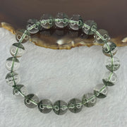 Very Good Grade Natural Green Phantom Quartz Beads Bracelet 28.83.g 17.5cm 10.3mm 20 Beads - Huangs Jadeite and Jewelry Pte Ltd