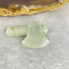 Type A faint Green Yellow Jadeite Axe 3.80g 24.8mm by 16.2mm by 6.0mm - Huangs Jadeite and Jewelry Pte Ltd