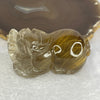 Natural Copper Rutilated Quartz Pixiu 貔貅 Display 234.65g by 79.5 by 43.0 by 42.5mm - Huangs Jadeite and Jewelry Pte Ltd