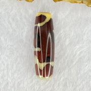 Natural Powerful Tibetan Old Oily Agate Sky Door Serenity 1 Eye Dzi Bead Heavenly Master (Tian Zhu) 一眼天诛 8.66g 38.1 by 12.0mm - Huangs Jadeite and Jewelry Pte Ltd