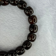 Old Bodhi Seed Beads Bracelet 紫金鼠手链 18.13g 18.5cm 11.1mm 19 Beads - Huangs Jadeite and Jewelry Pte Ltd