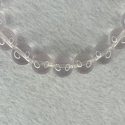 Natural Rose Quartz Beads Bracelet 天然玫瑰石英珠手链 32.72g 17.5cm 10.9mm 19 Beads - Huangs Jadeite and Jewelry Pte Ltd