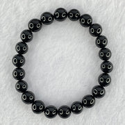 Natural Black Gold King Amber Beads Bracelet 天然黑金翁王琥珀手链 6.93g 15cm 8.5mm 22 Beads - Huangs Jadeite and Jewelry Pte Ltd