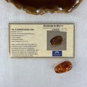 Natural Amber For Setting 3.60g 26.6 by 15.1mm - Huangs Jadeite and Jewelry Pte Ltd