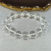 Natural Clear Quartz Beads Bracelet 天然白水晶手链 45.74g 17.5cm 12.9mm 16 Beads - Huangs Jadeite and Jewelry Pte Ltd