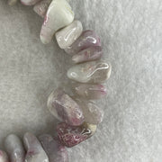 Natural Tourmaline Beads Irregular Bracelet 42.69g 15cm 12.6mm 34Beads - Huangs Jadeite and Jewelry Pte Ltd