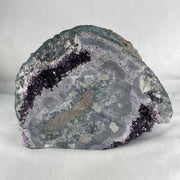 Natural Dark Intense Purple Amethyst Cave Fragment Display 4,145.1g 240.0 by 80.0 by 160.0mm - Huangs Jadeite and Jewelry Pte Ltd