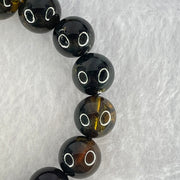 Natural Medicine Amber Beads Bracelet 天然灵草药珀手链 17.08g 17.5cm 12.3mm 17 Beads - Huangs Jadeite and Jewelry Pte Ltd