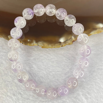 Natural super 7 Crystal Bracelet 22.06g 9.4mm 21beads - Huangs Jadeite and Jewelry Pte Ltd