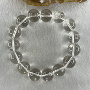 Natural Clear Quartz Beads Bracelet 60.66g 16.5cm 14.4mm 15 Beads - Huangs Jadeite and Jewelry Pte Ltd