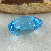 Natural Sky Blue Topaz Teardrop Shape 14.58ct 16.5 by 13.2 by 8.4mm - Huangs Jadeite and Jewelry Pte Ltd