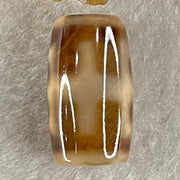 Natural Powerful Tibetan Old Oily Agate Patina Guiren Tairen Human Dzi Bead Totem Amulet Heavenly Master (Tian Zhu) 贵人天诛 4.80g 20.2 by 11.6mm - Huangs Jadeite and Jewelry Pte Ltd