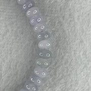 Natural Type A Lavender Jadeite Donut Beads Bracelet 11.49g 15.5cm 6.0mm 49 Pcs - Huangs Jadeite and Jewelry Pte Ltd