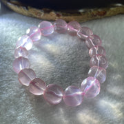 Natural Rose Quartz Beads Bracelet 32.08g 14.5cm 11.4mm 17 Beads - Huangs Jadeite and Jewelry Pte Ltd