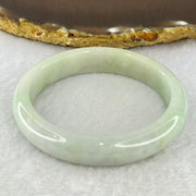 Type A Lavender and Green with Reddish Yellow Jadeite Bangle Internal Diameter 54.7mm 43.06g 12.0 by 7.6mm (Very Slight External Rough) - Huangs Jadeite and Jewelry Pte Ltd